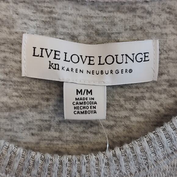 NWT Live Love Lounge Grey Heather Sweater Size M ID 1609489 - Picture 7 of 10